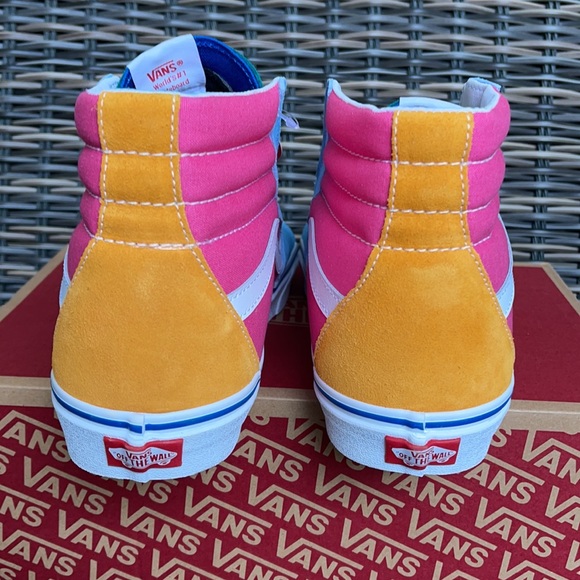 Vans SK8-Hi Suede/Canvas Multi/Brig MENS - Picture 14 of 16